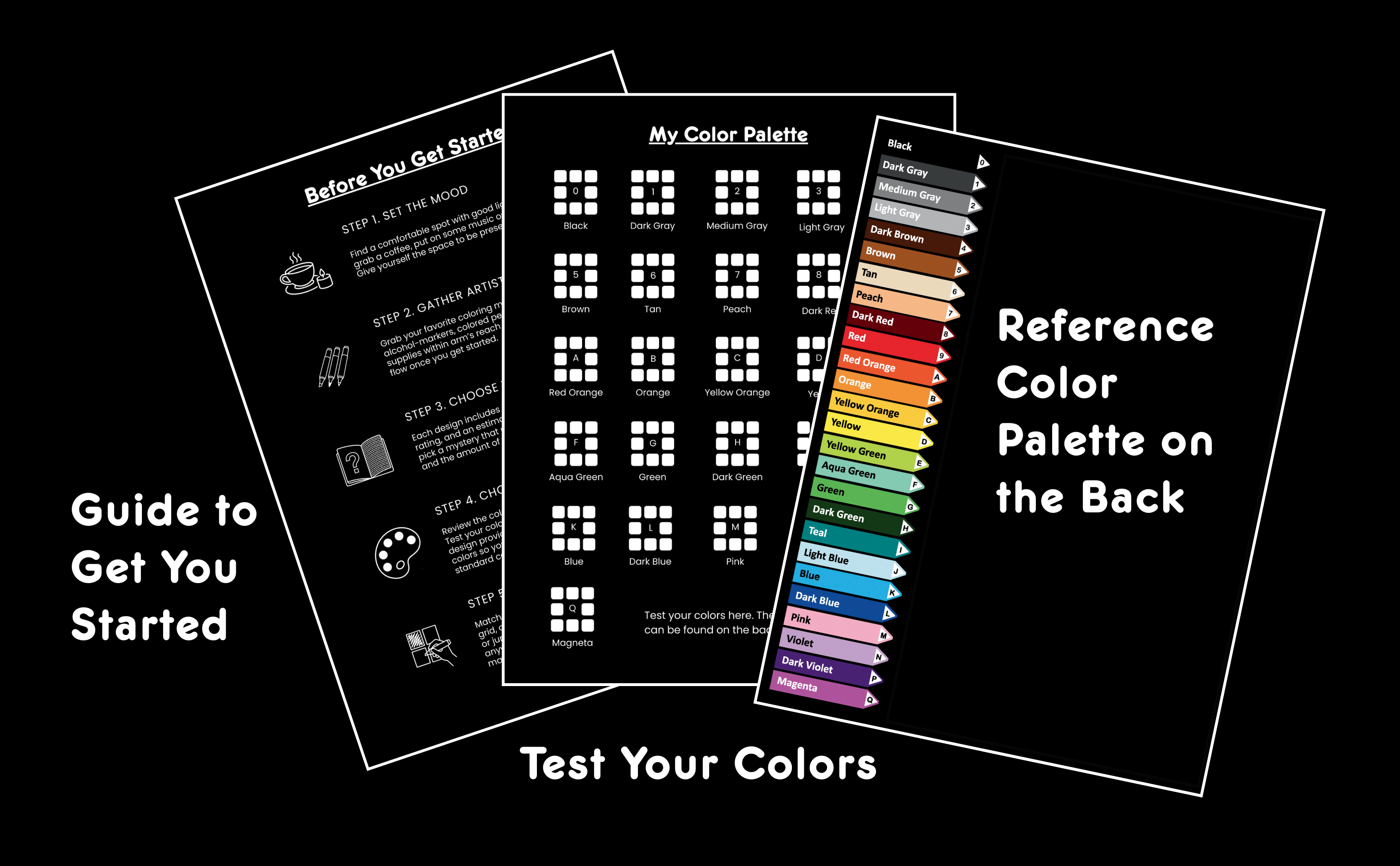Color By Number: Guided Mysteries 2 — bonus content